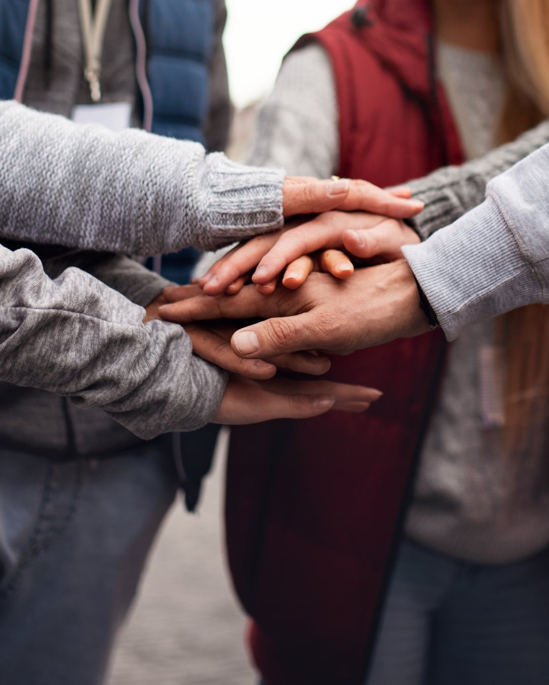 Image of hands together